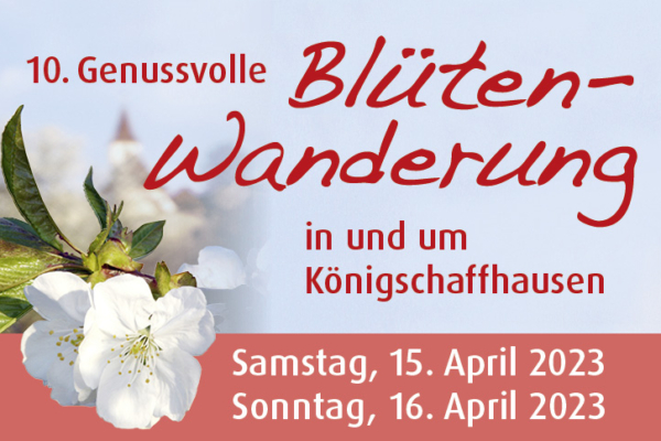 Blütenwanderung 2023 Königschaffhausen