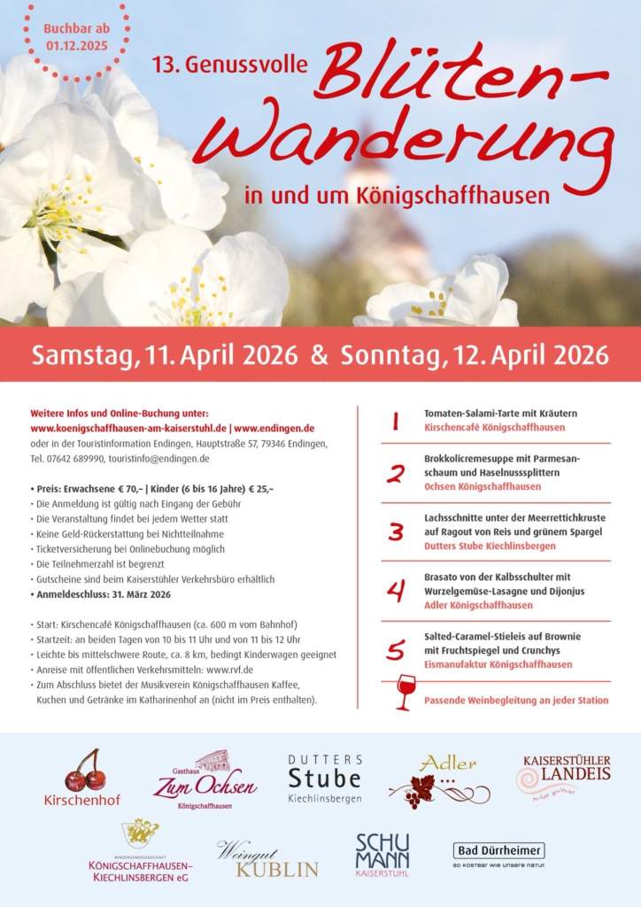 Blütenwanderung Flyer